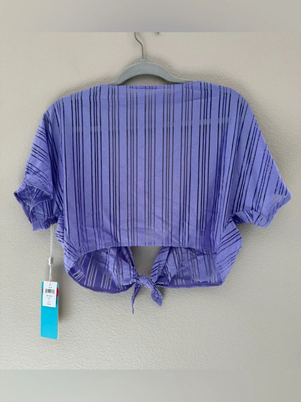Beach Bunny - Miller Crop Top Cover-up - LAVENDER